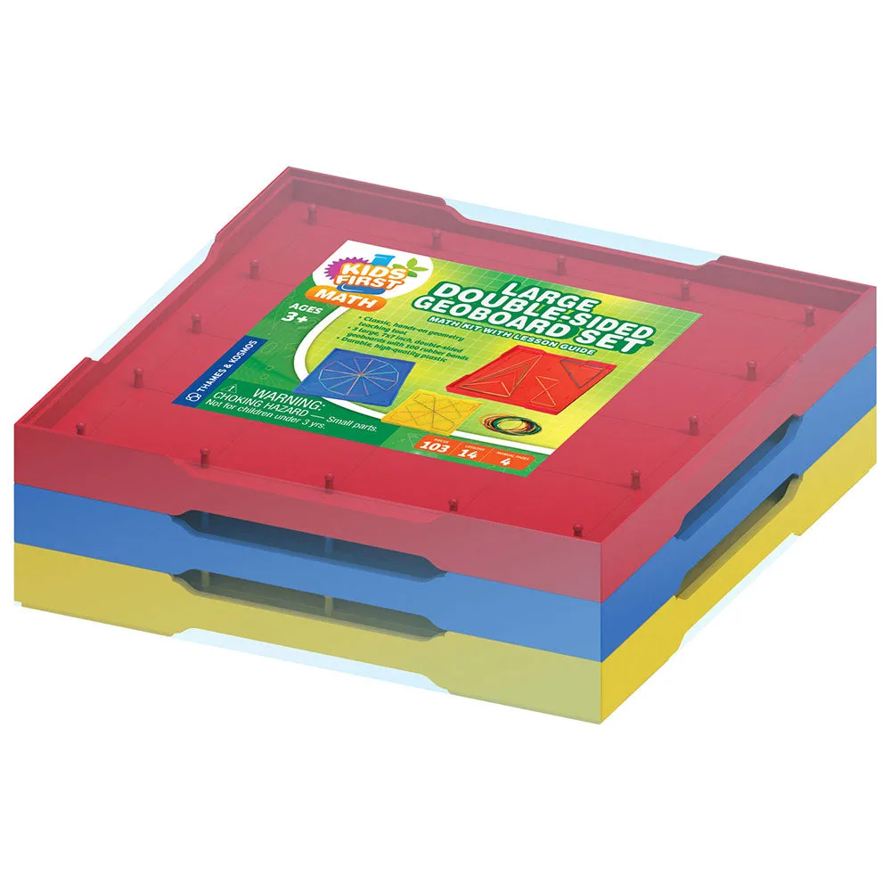 Kids First Math: Groot dubbelzijdig Geobord Set