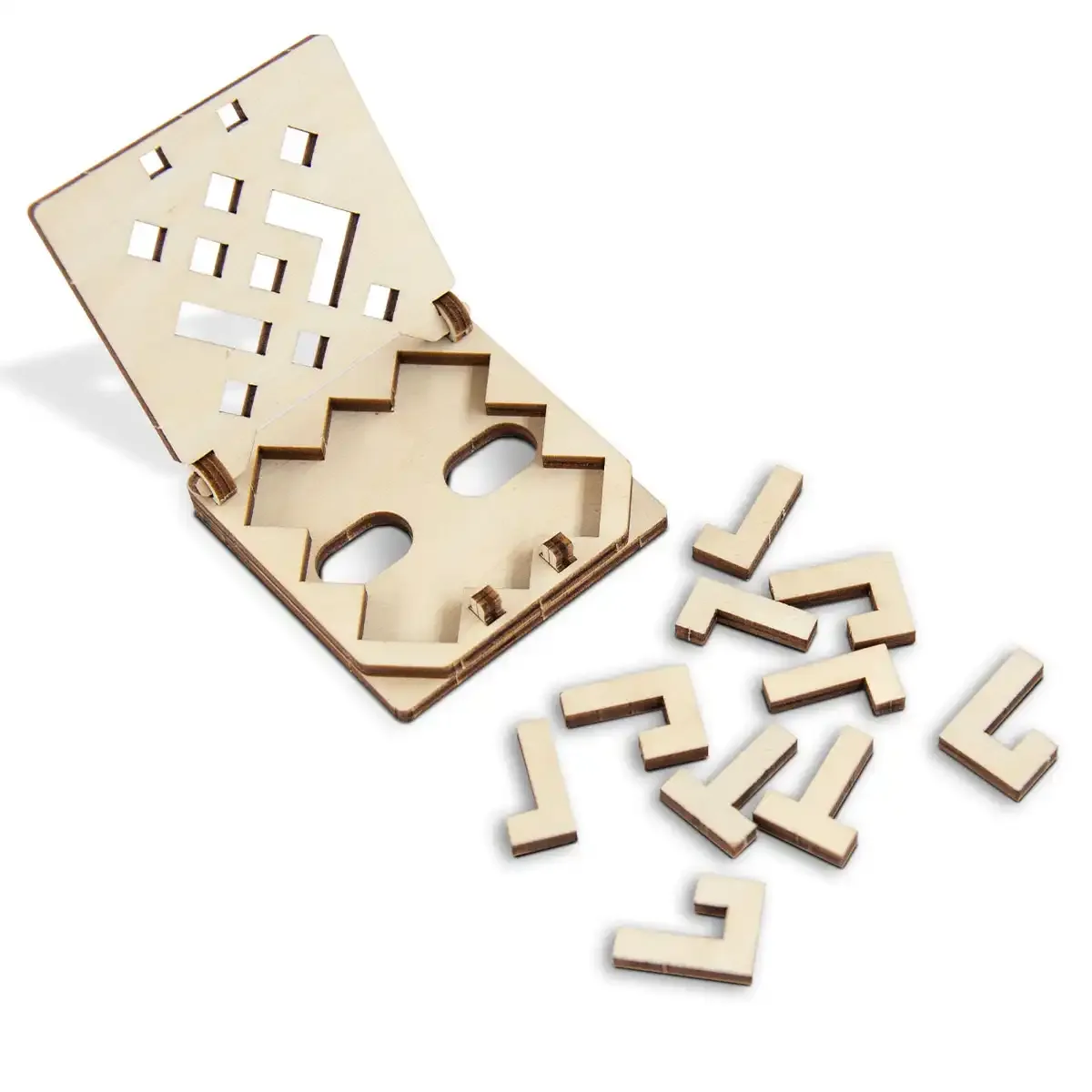 3D Wooden Game Puzzle – Snake Puzzle