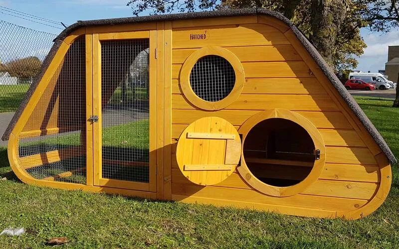 Gallinero Glamping Pod: Características de diseño únicas