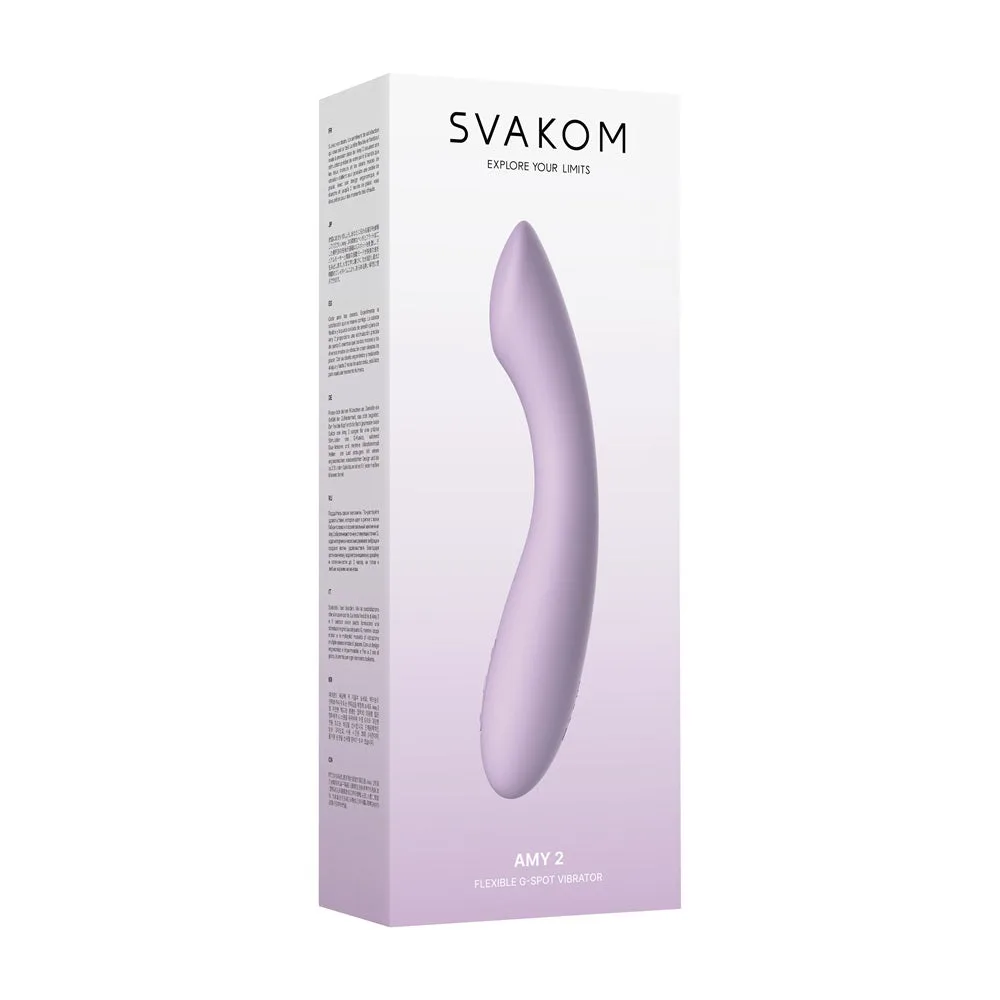 Svakom Amy 2 G-Spot and Clitoral Vibrator Lilac