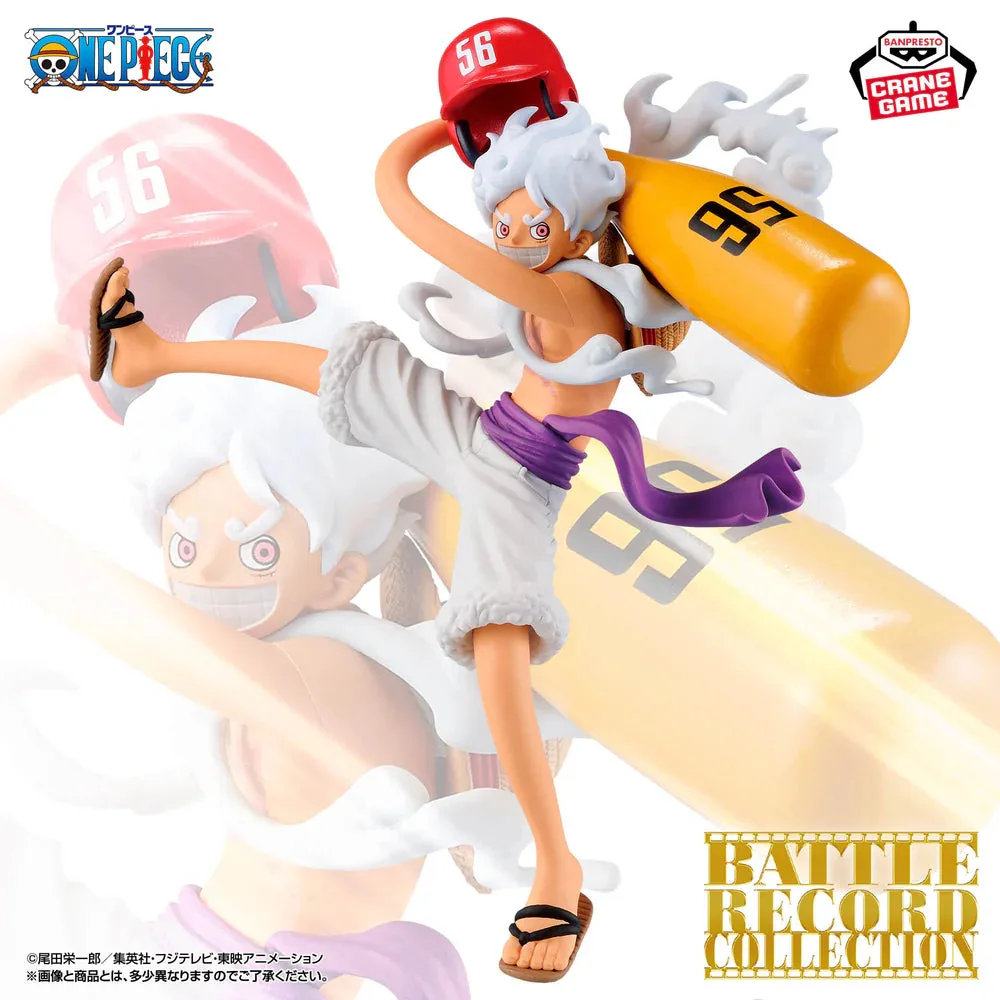 One Piece Luffy Gear 5 Baseball Battle Record Collection Figur af Banpresto