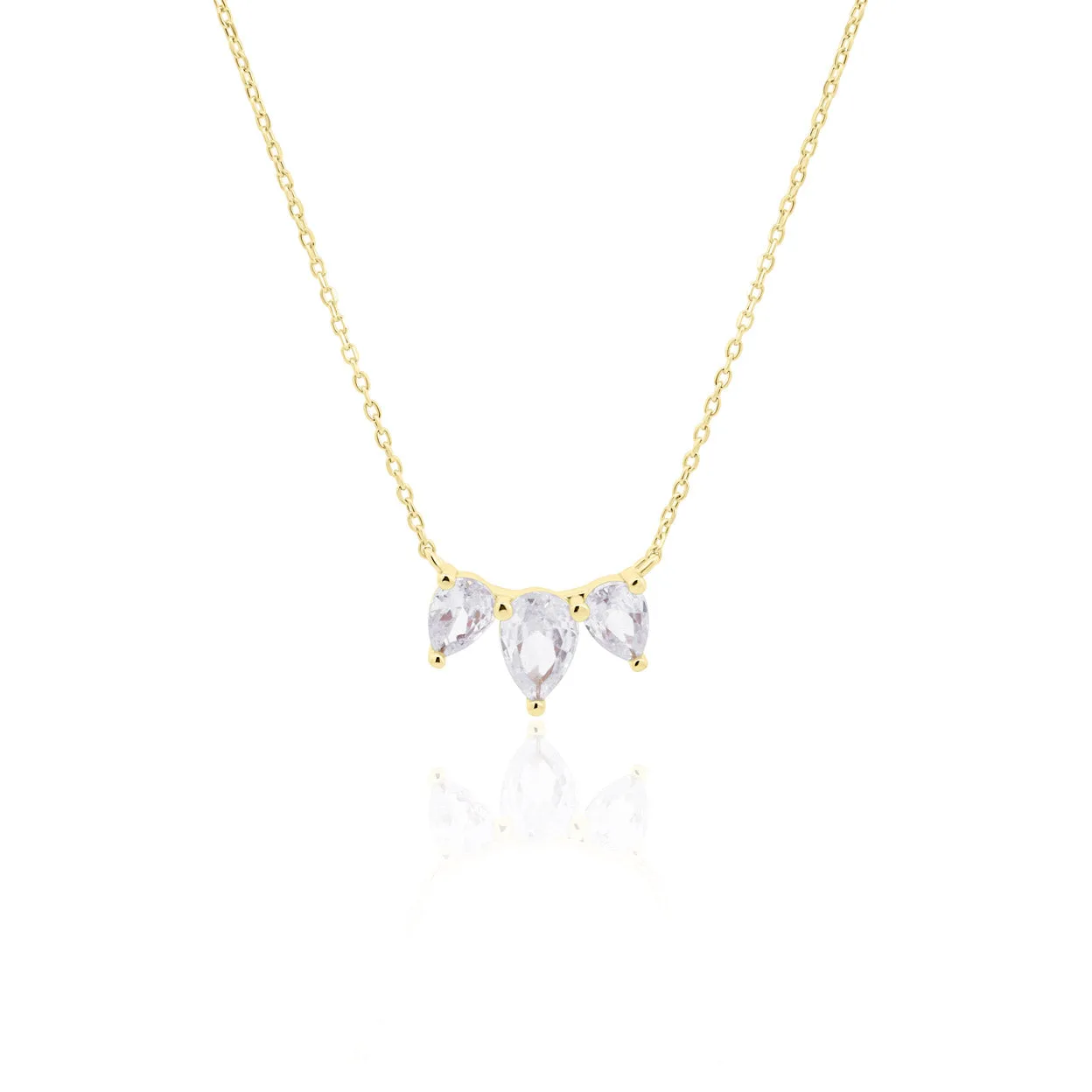 Tulip CZ Necklace