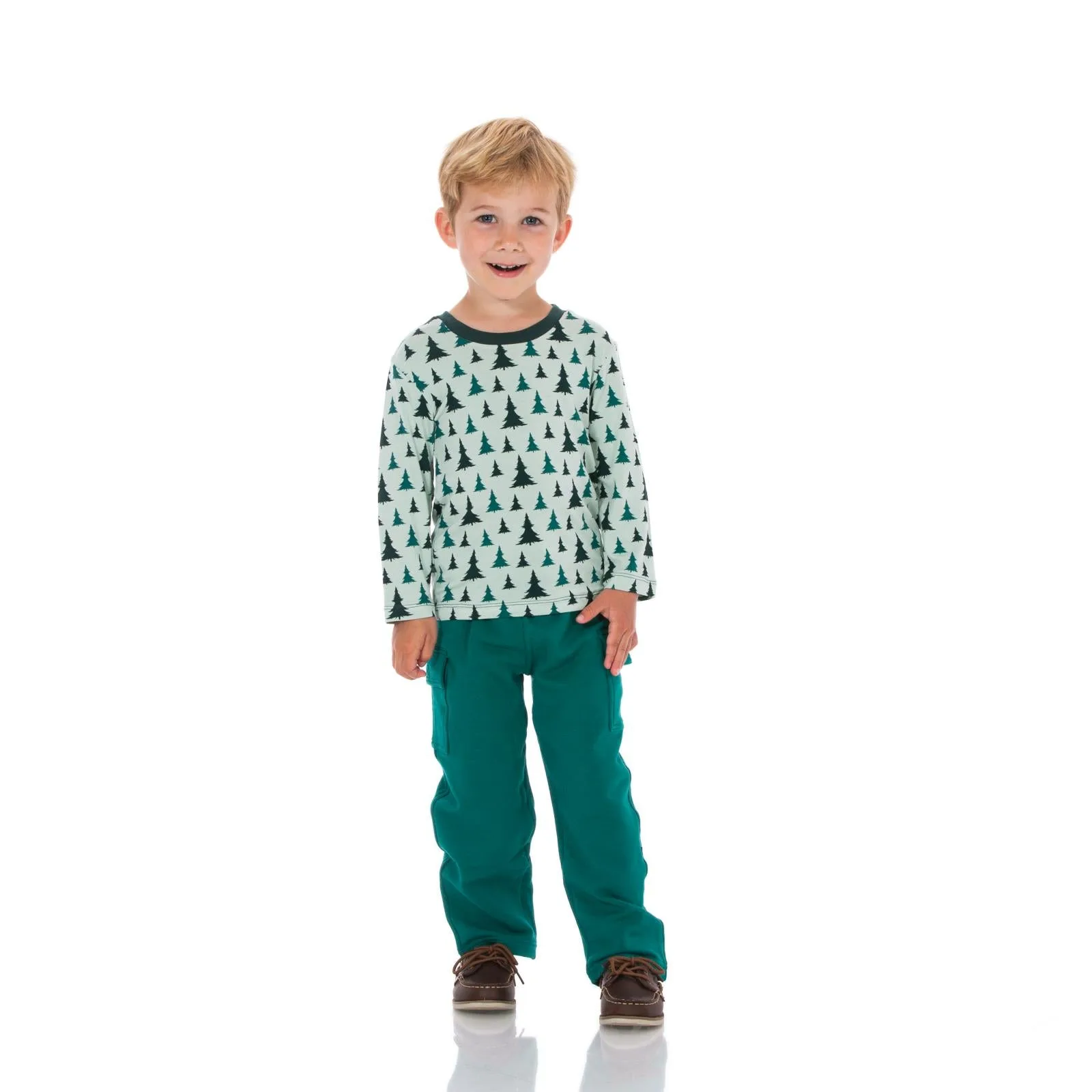 Fleece-Cargo-Sweatpants waschen und pflegen