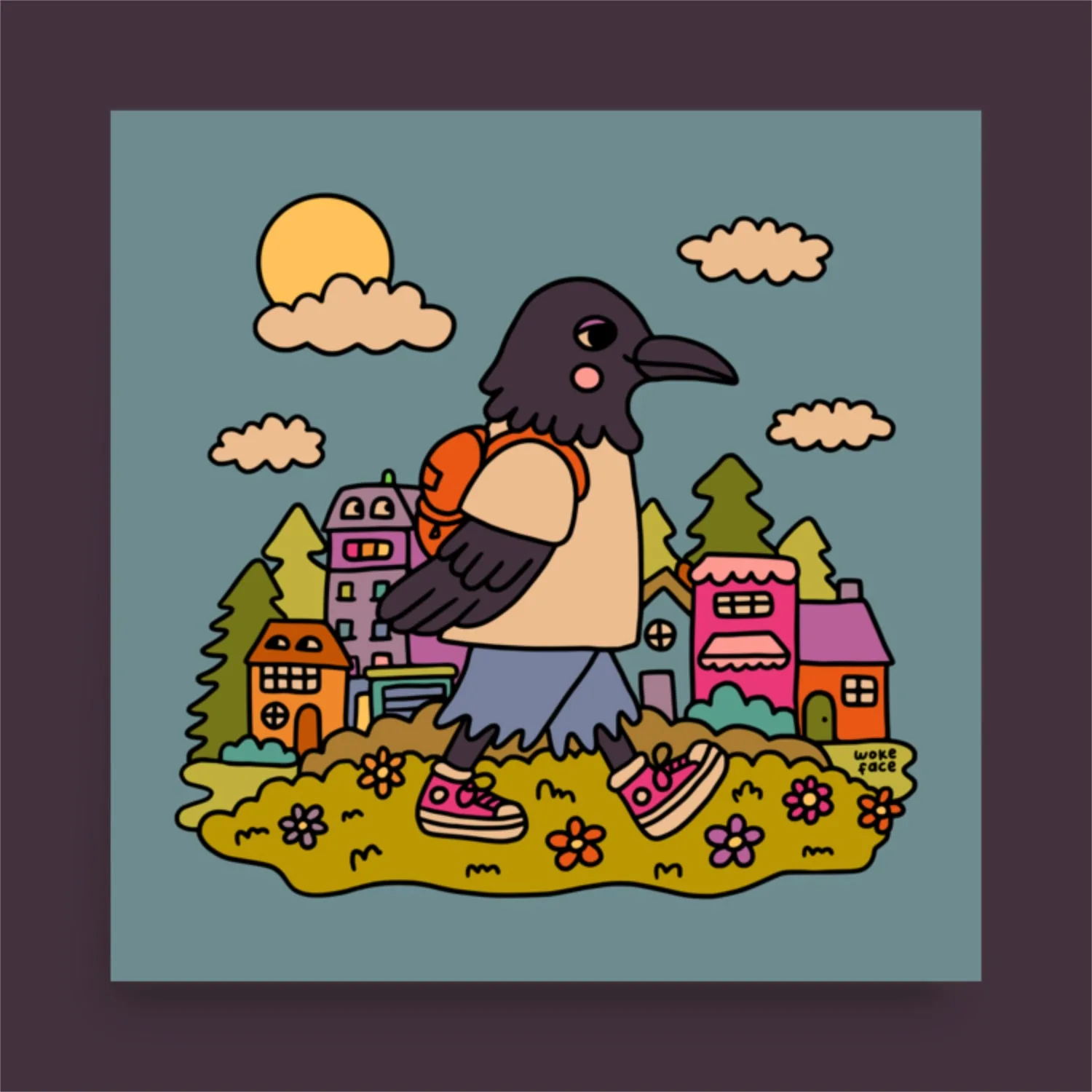 طبعة مشية الغراب