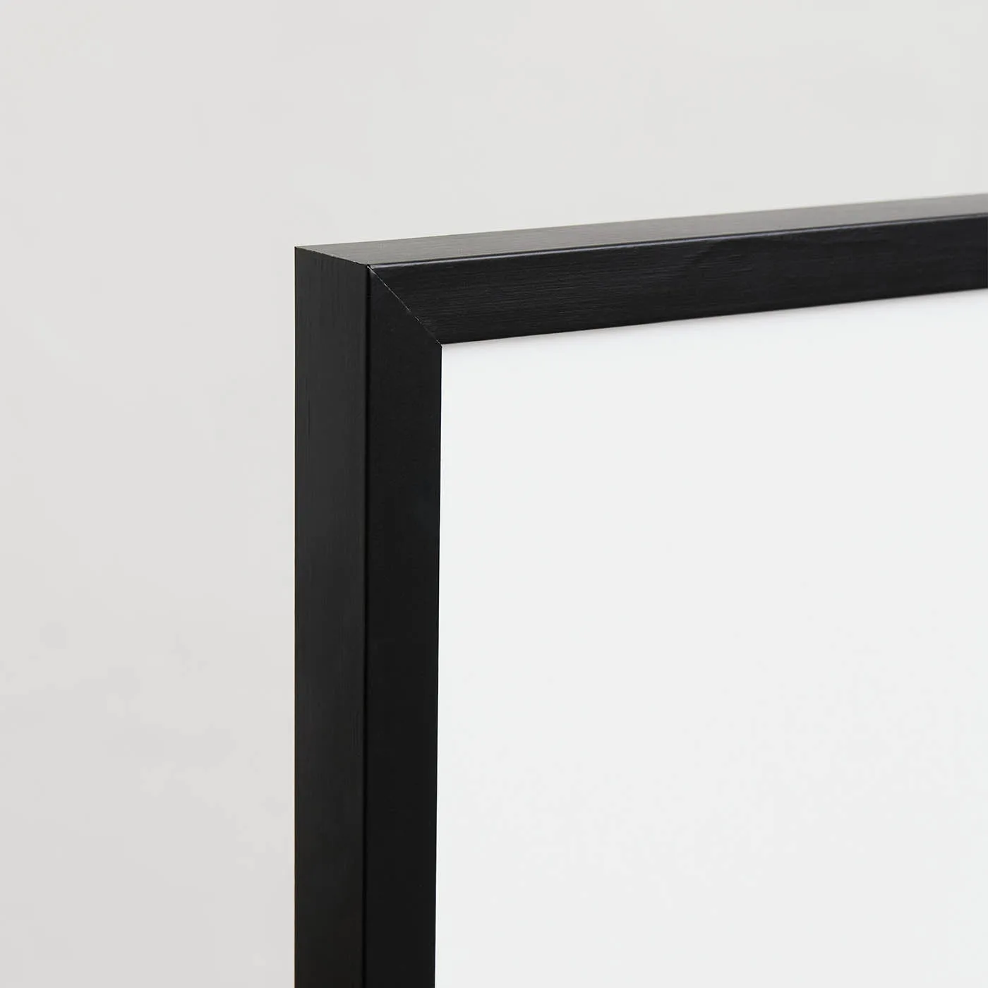Black wooden frame