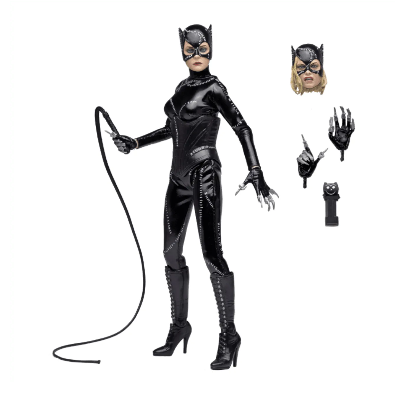 BATMAN RETURNS - 8 INCH BEKLEDE ACTIEFIGUUR - CATWOMAN
