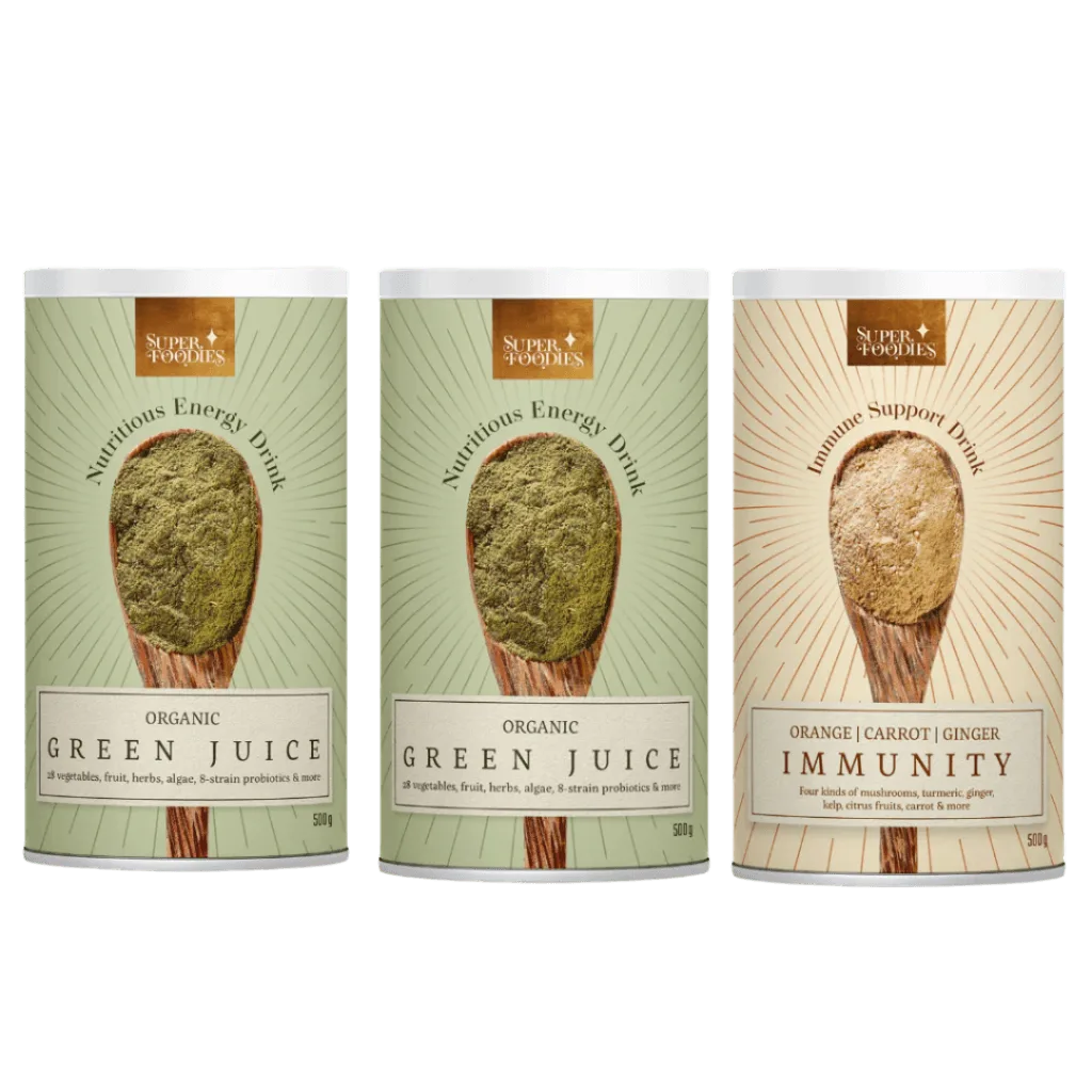 2x Green Juice BIO + 1x Immunity Support