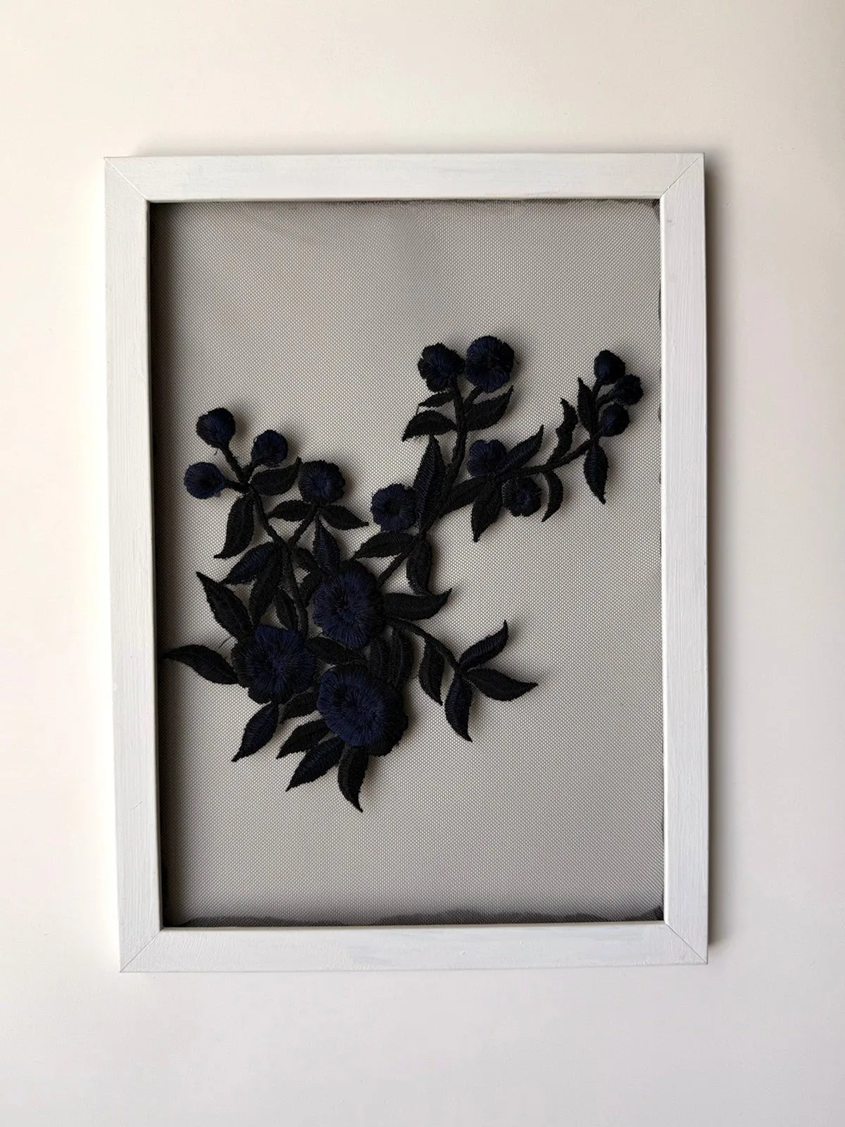 Embroidery No. 007 - Signed & Numbered Framed Couture Embroidery
