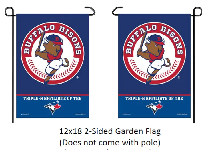 So wählen Sie eine Buffalo Bisons Gartenflagge