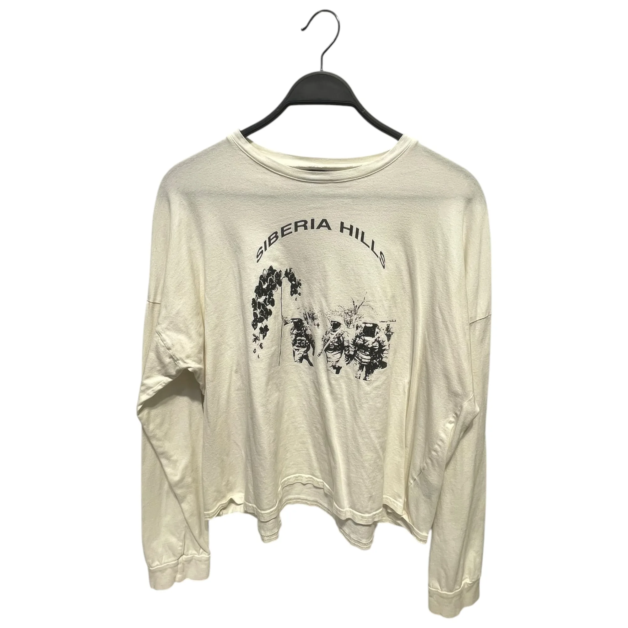 SIBERIA HILLS/LS T-Shirt/L/Cotton/WHT/