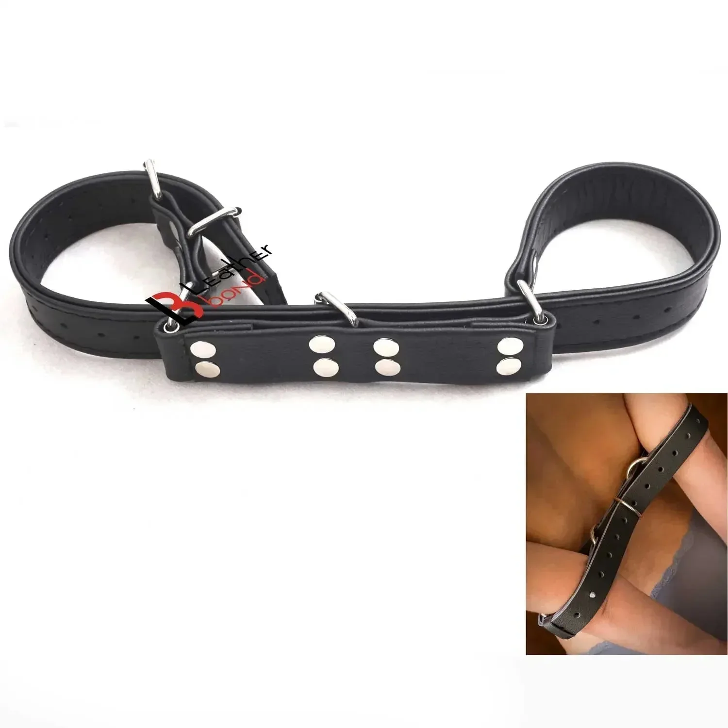 Ceinture de contention en cuir de vache véritable faite main, ceinture de taille BDSM en cuir pleine fleur