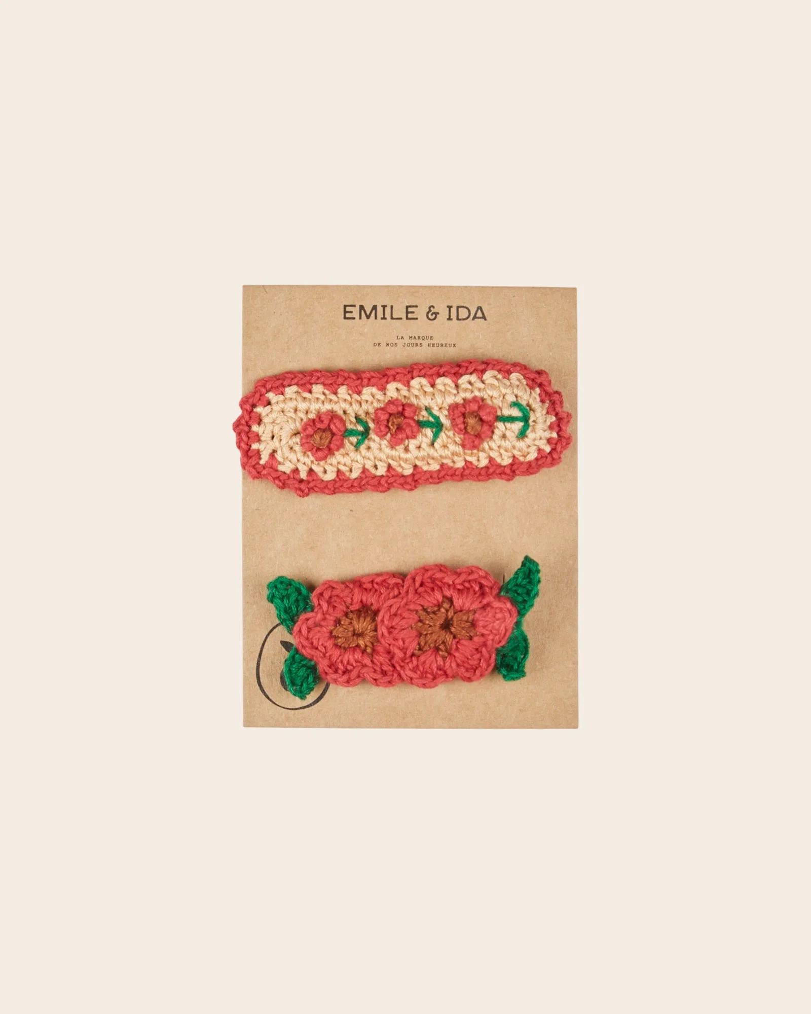 Barrettes fleur crochet : bien les fixer sur cheveux fins
