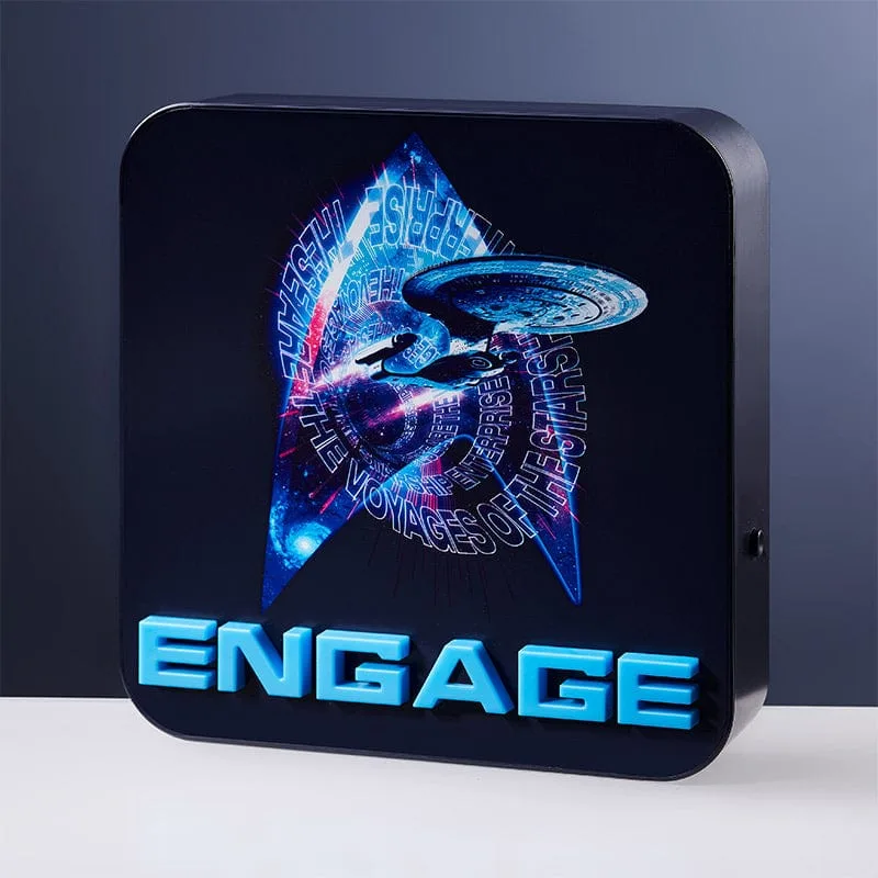 Star Trek 3D stolní lampa / nástěnné světlo