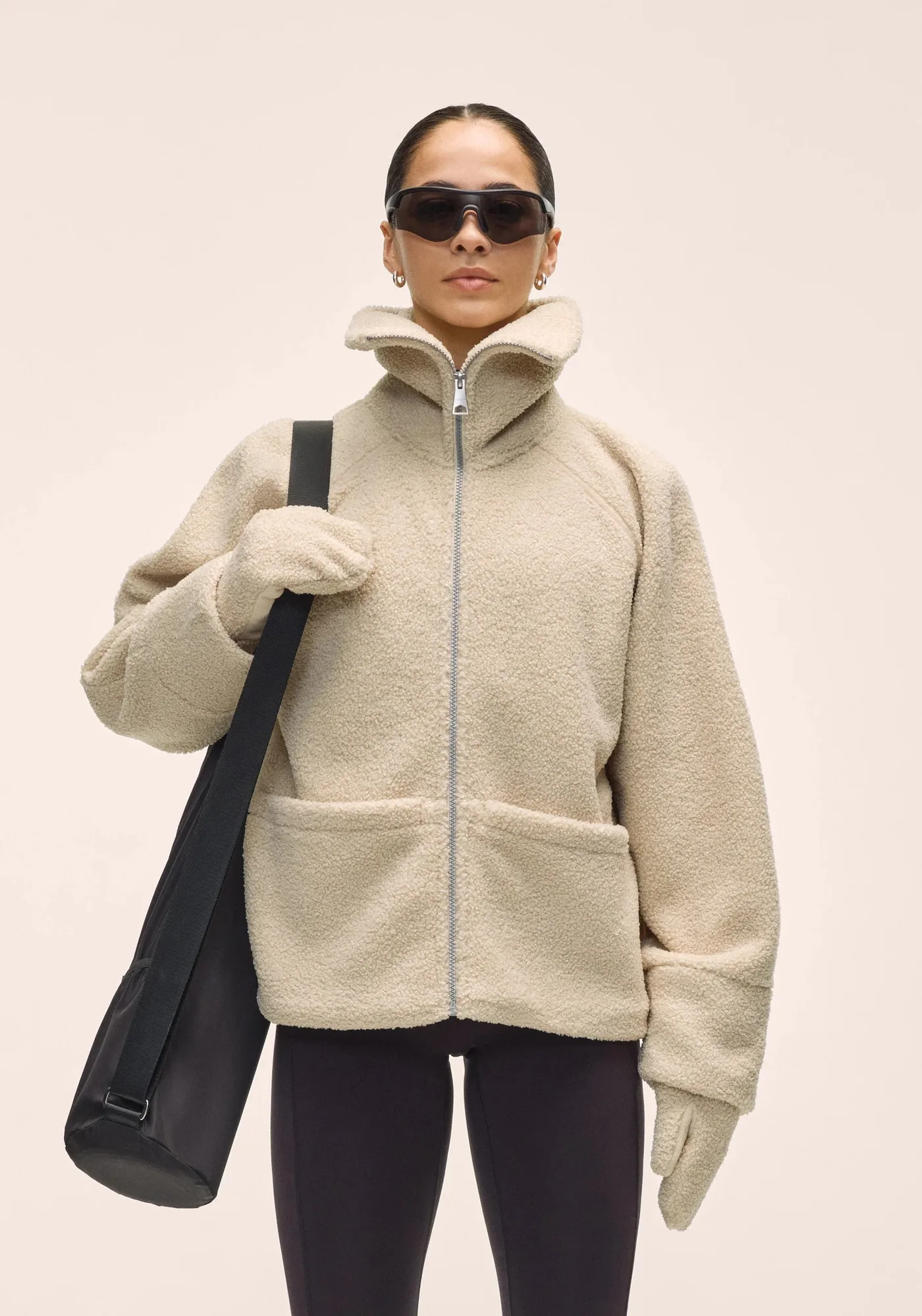 How to Layer a Sherpa Jacket for Fall Workouts