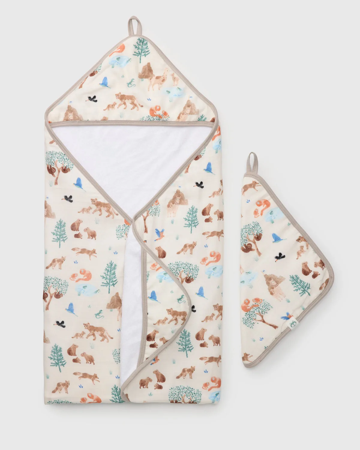 Hooded Towel Set - Llama Adventures