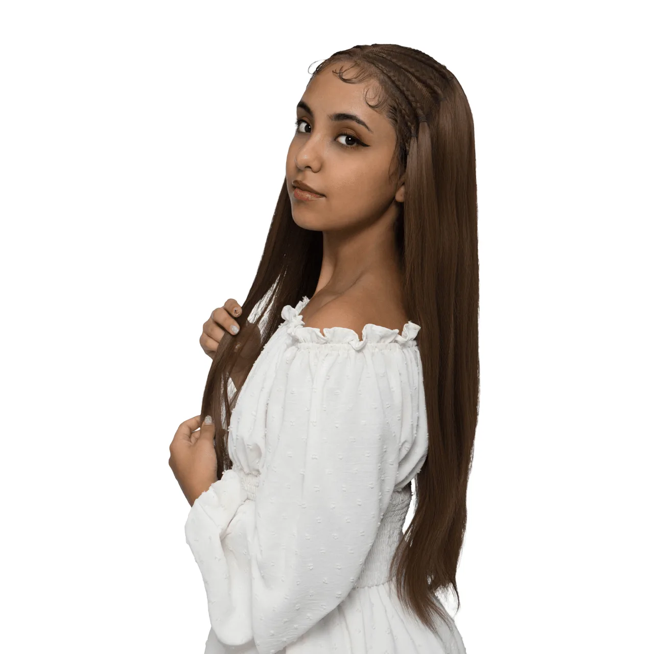 Can You Cut a 25-Inch Brown Braided Crown Wig?