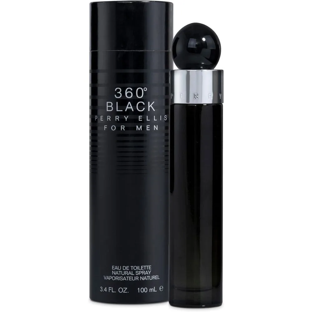 PERRY ELLIS Perfume 360 Black para Hombre EDT 100ML