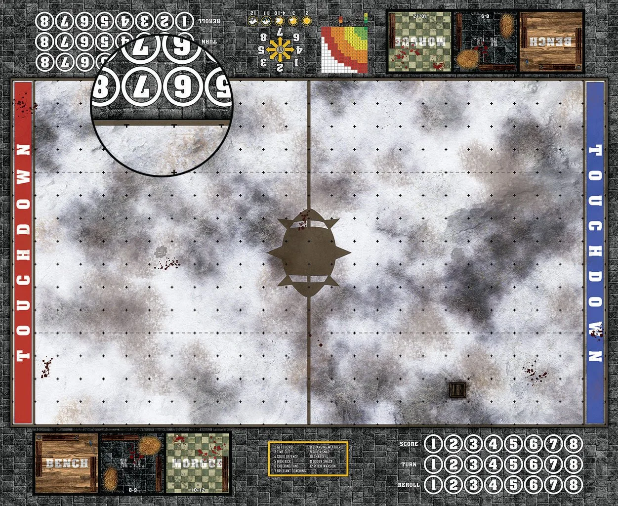 Set Up a Frozen Fantasy Football Pitch Mat