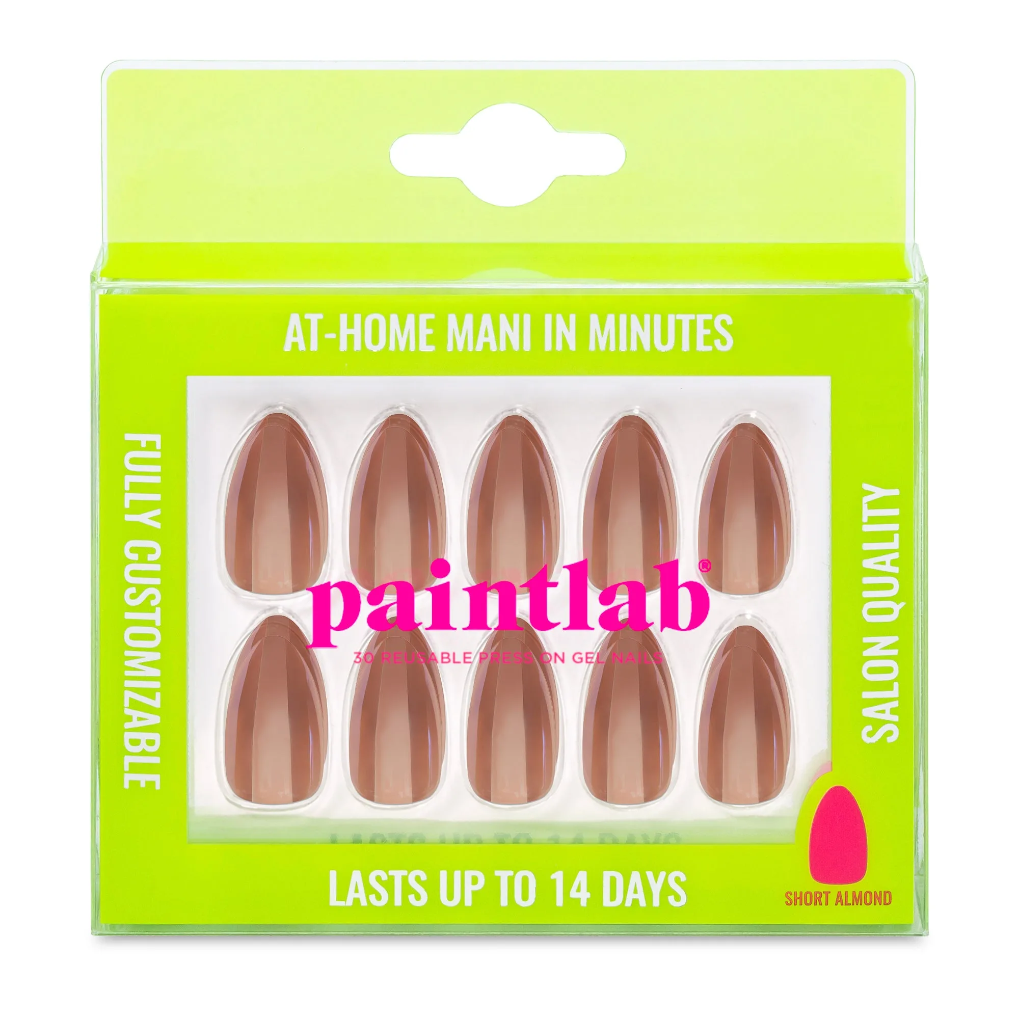 Maple Syrup Short Almond Press-On Nails