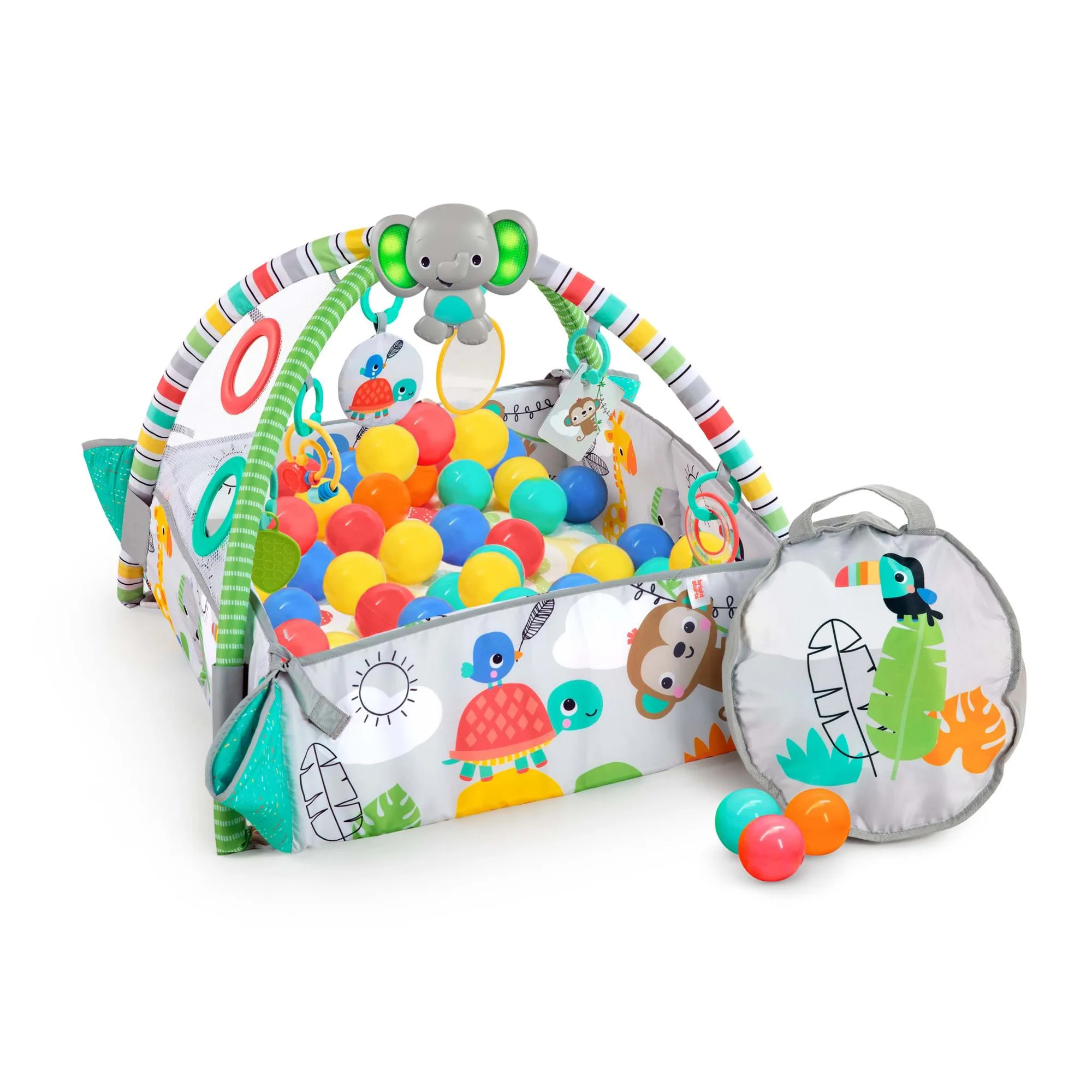 Bright Starts 5-w-1 Ball Play Gym: Czas na brzuszku i porady