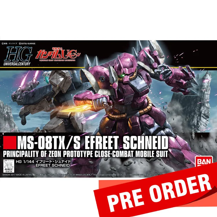 Pre-Order HGUC #206 Efreet Schneid 1/144