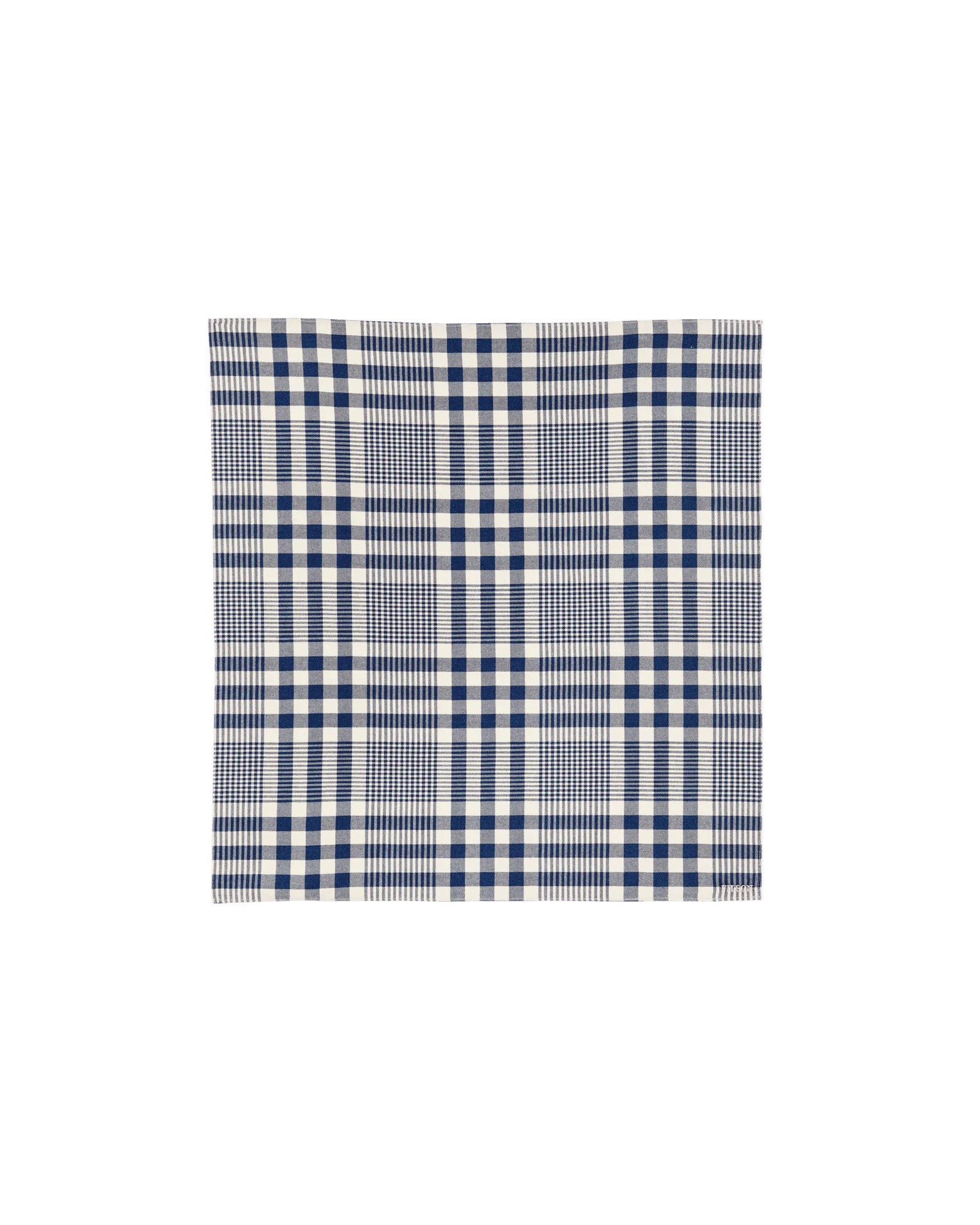 Square Bandana - Indigo Multi Plaid