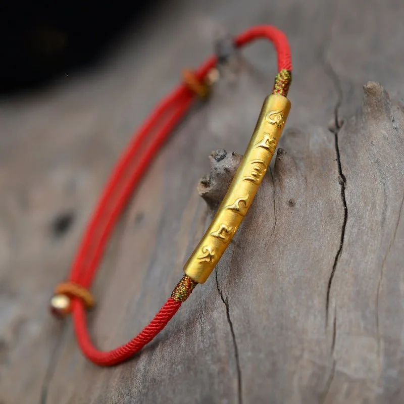 Pulsera de la Suerte con Mantra Tibetano