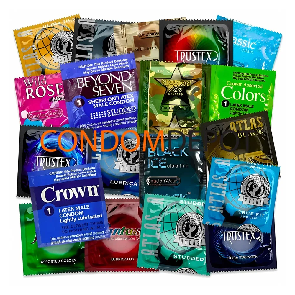 Condom Depot's ultieme condoommonsterpakket (bulk)