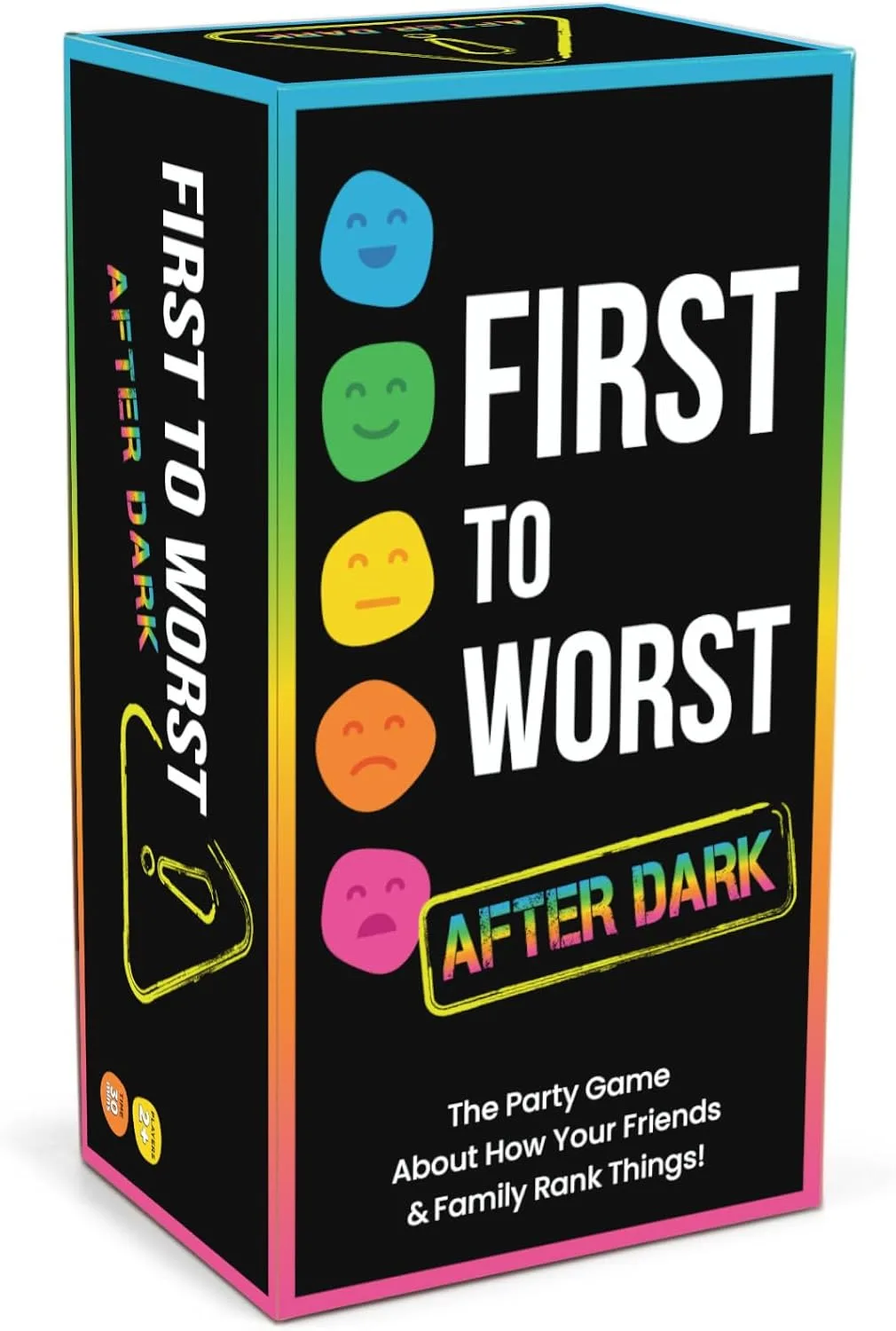 FIRST TO WORST After Dark Party Game – The Adult Card Game About How Your Friends & Family Rank Things | Funny Ranking & Guessing Board Game for Adults, Couples, Game Nights, Parti