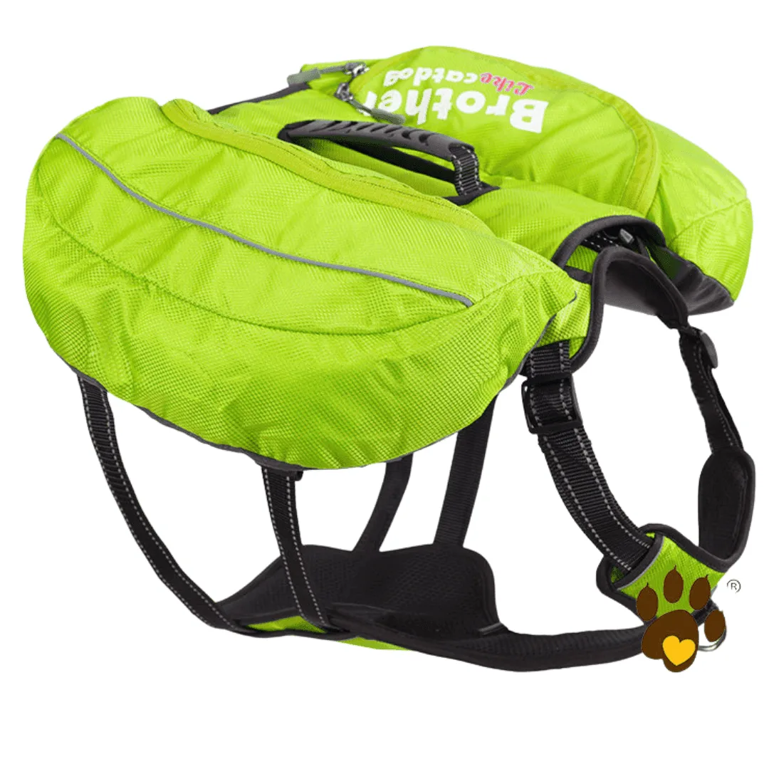 Adventure Dog Harness and Saddle Bags