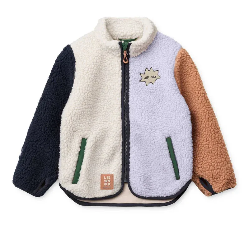 Liewood: Nolan Pile Jacket - Mood multi mix
