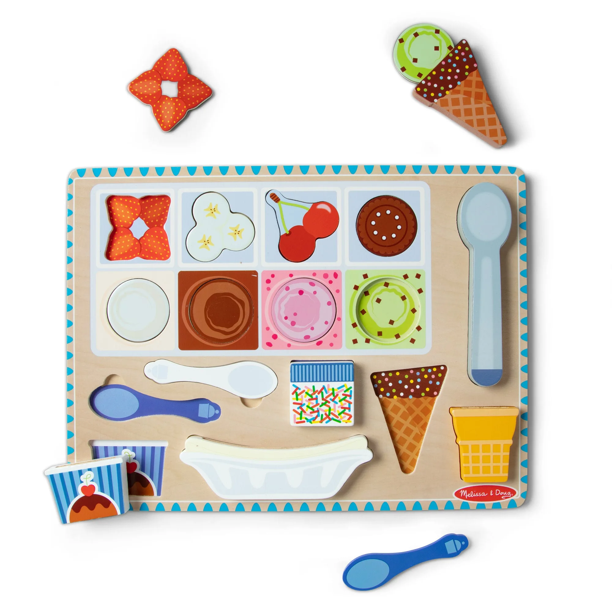 How to Use a Wooden Magnetic Ice Cream Puzzle for Play