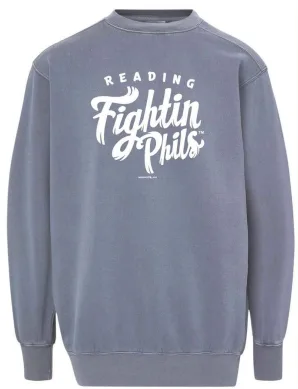 MV Sport Oxford Blue Fightin Phils Crewneck