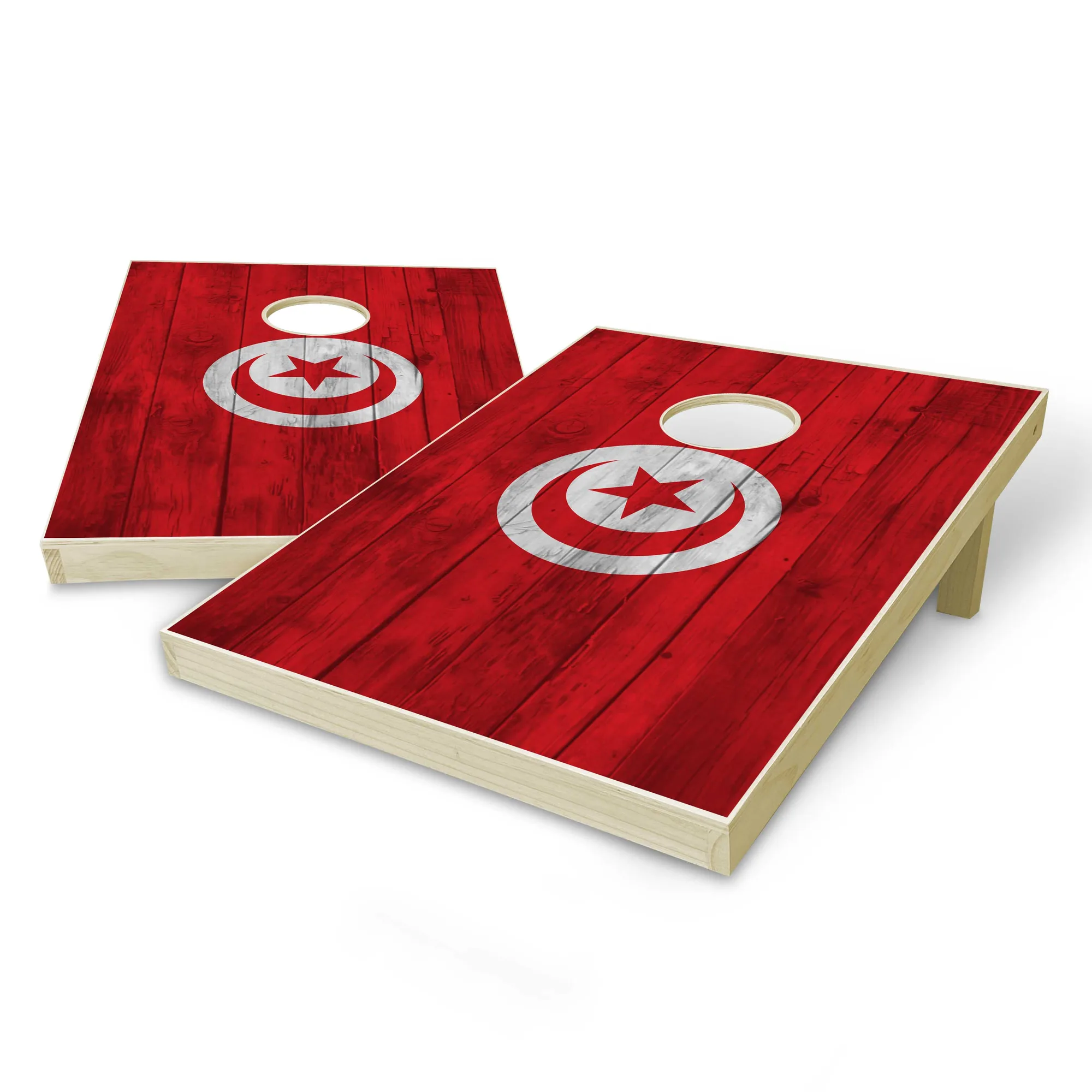 So reinigen Sie verwitterte Cornhole-Bretter aus Holz