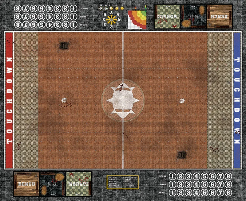 Montaje de plaza española para fútbol fantástico
