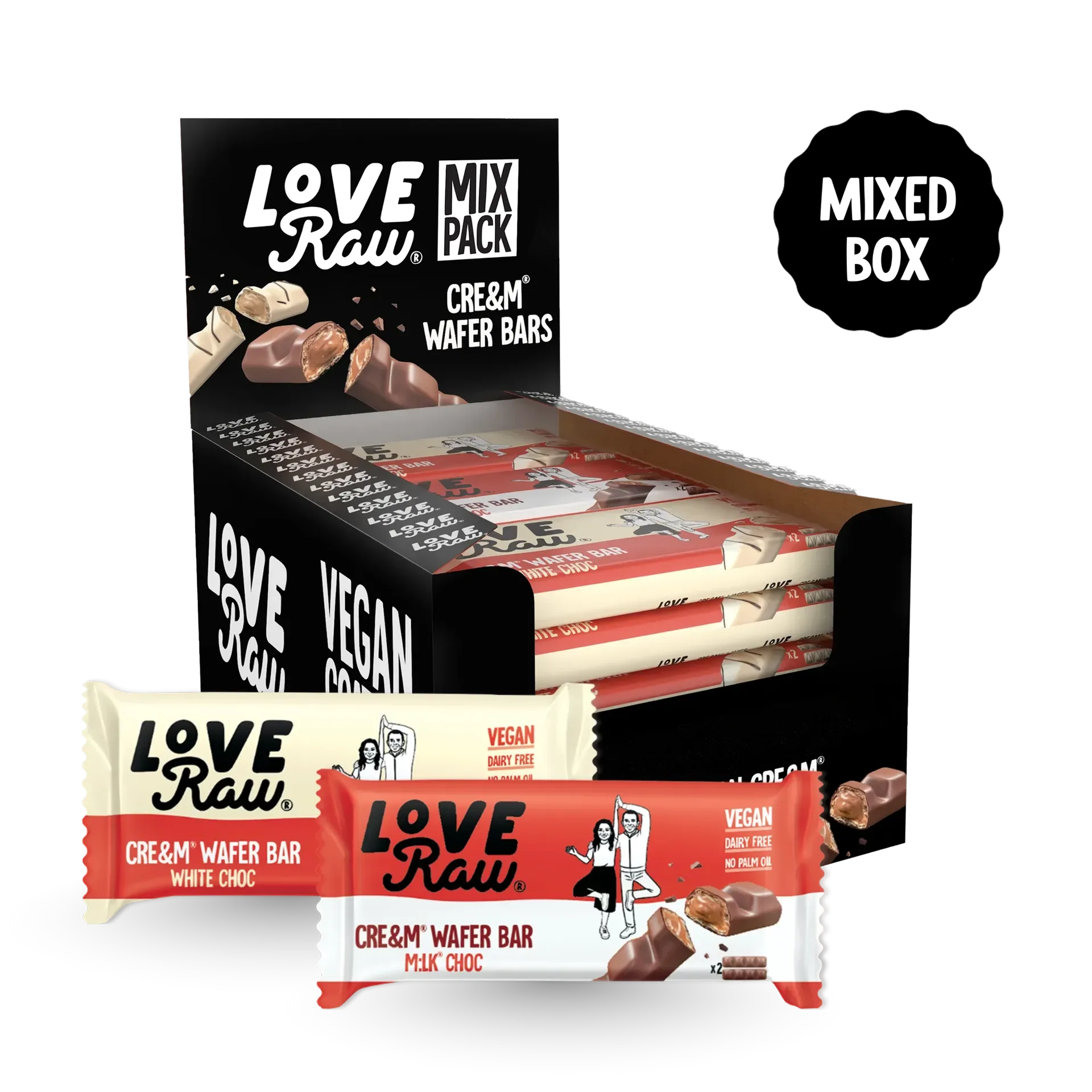 Wafer Bars Mixed Box 12x43/45 g