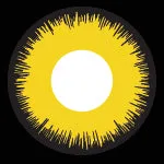 Lente F510 Mystic Yellow para cosplay: Look atrevido