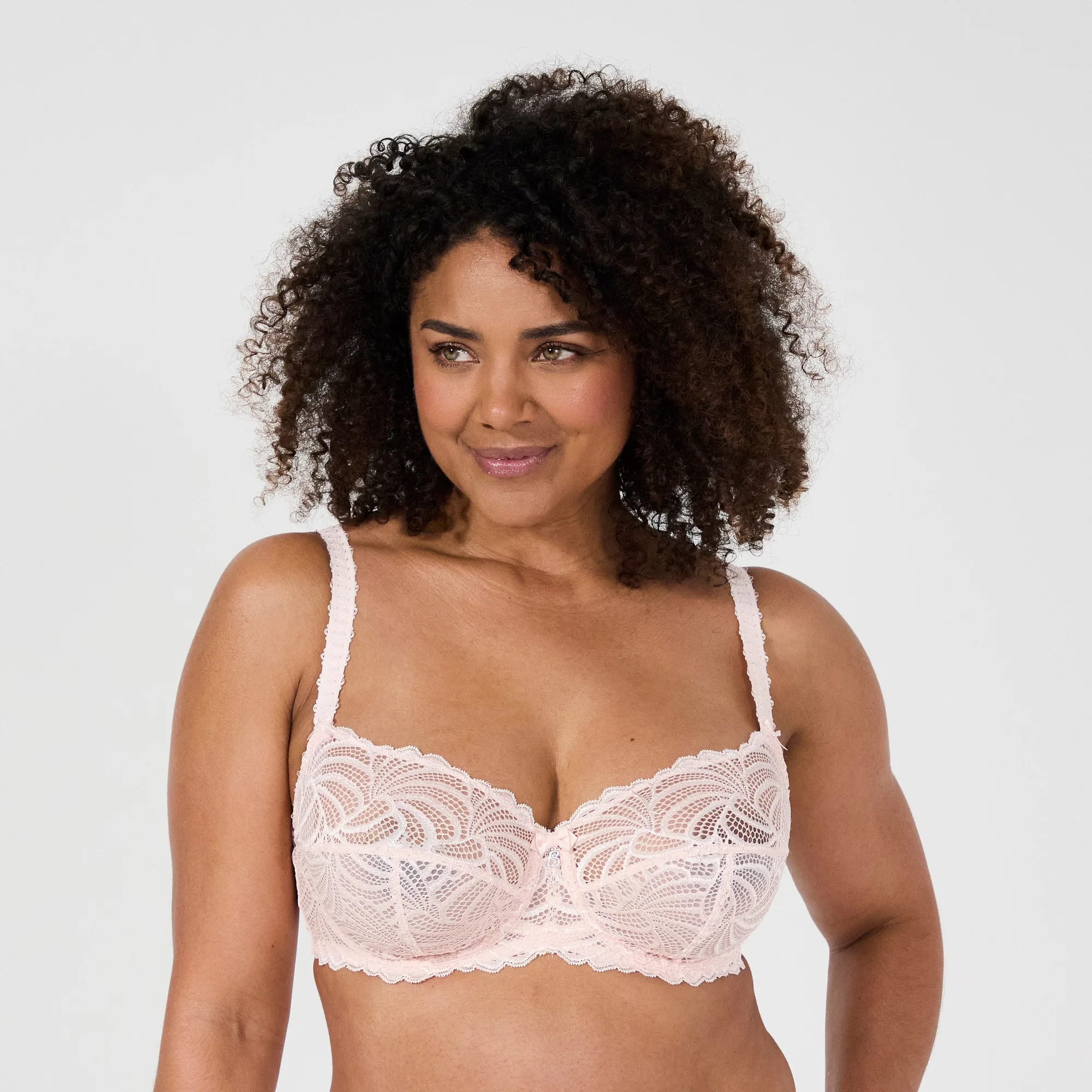Reggiseno push-up rosa cipria Pampelune
