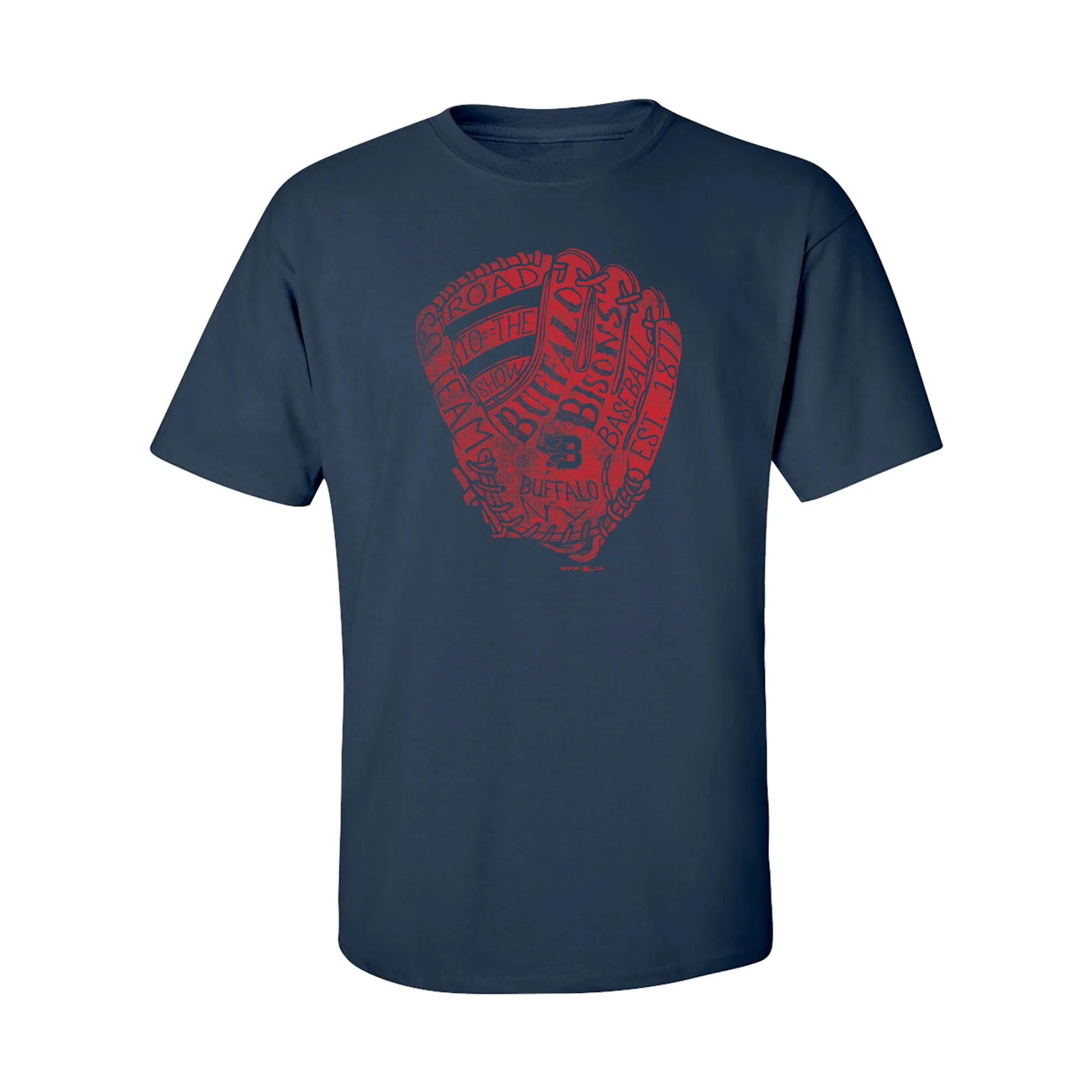 Camiseta Buffalo Bisons Navy Mitt