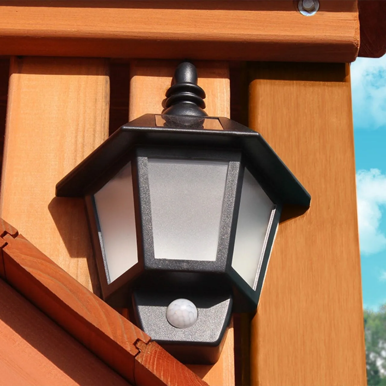 Como instalar uma luz solar de parede no seu baloiço