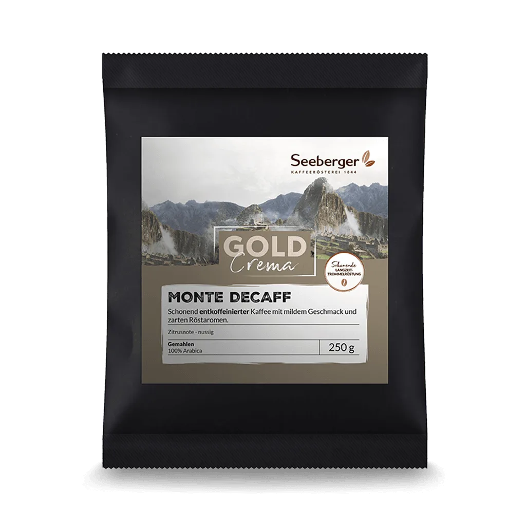 Monte Decaff - decaffeinated (ground)