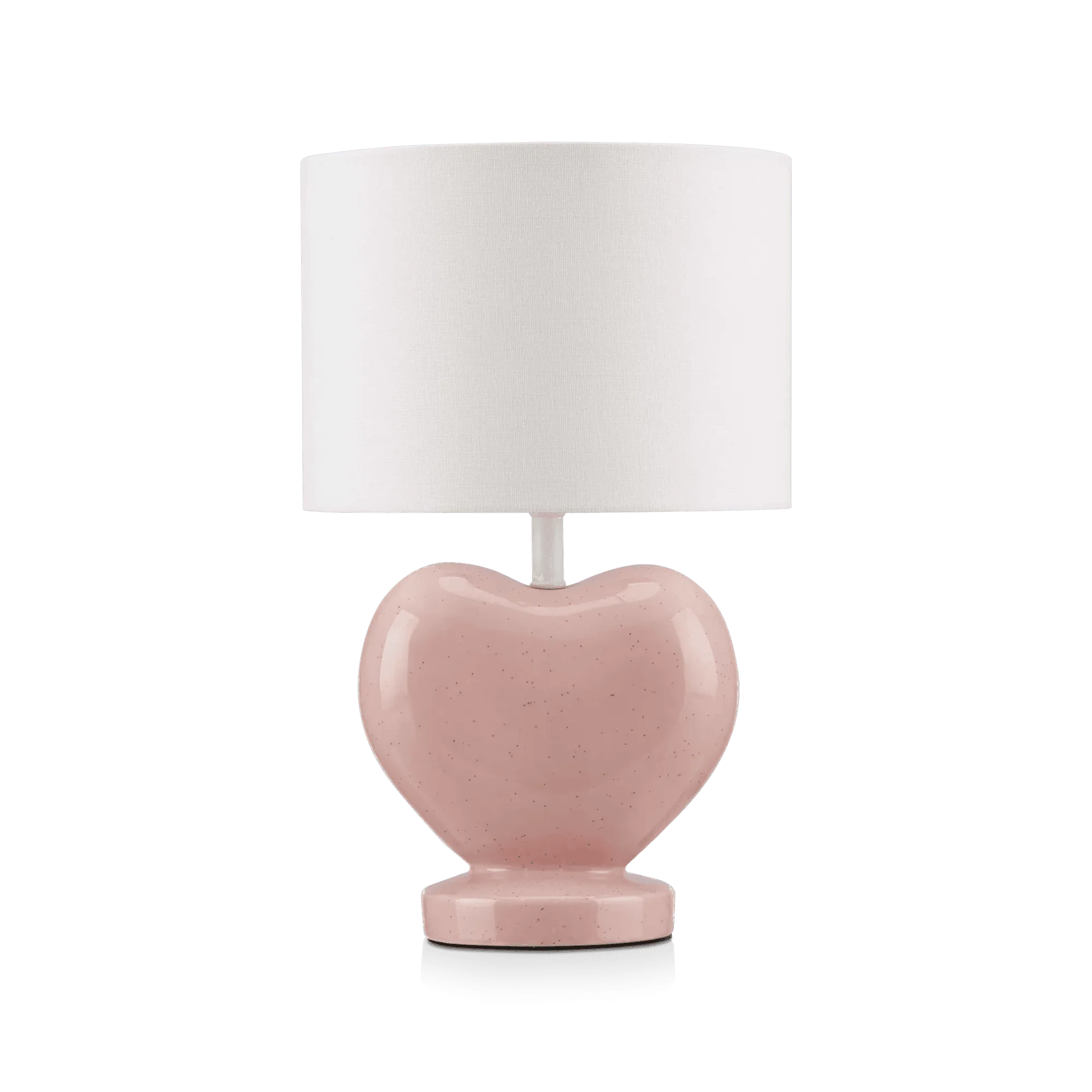 Pink Heart Shaped Table Lamp
