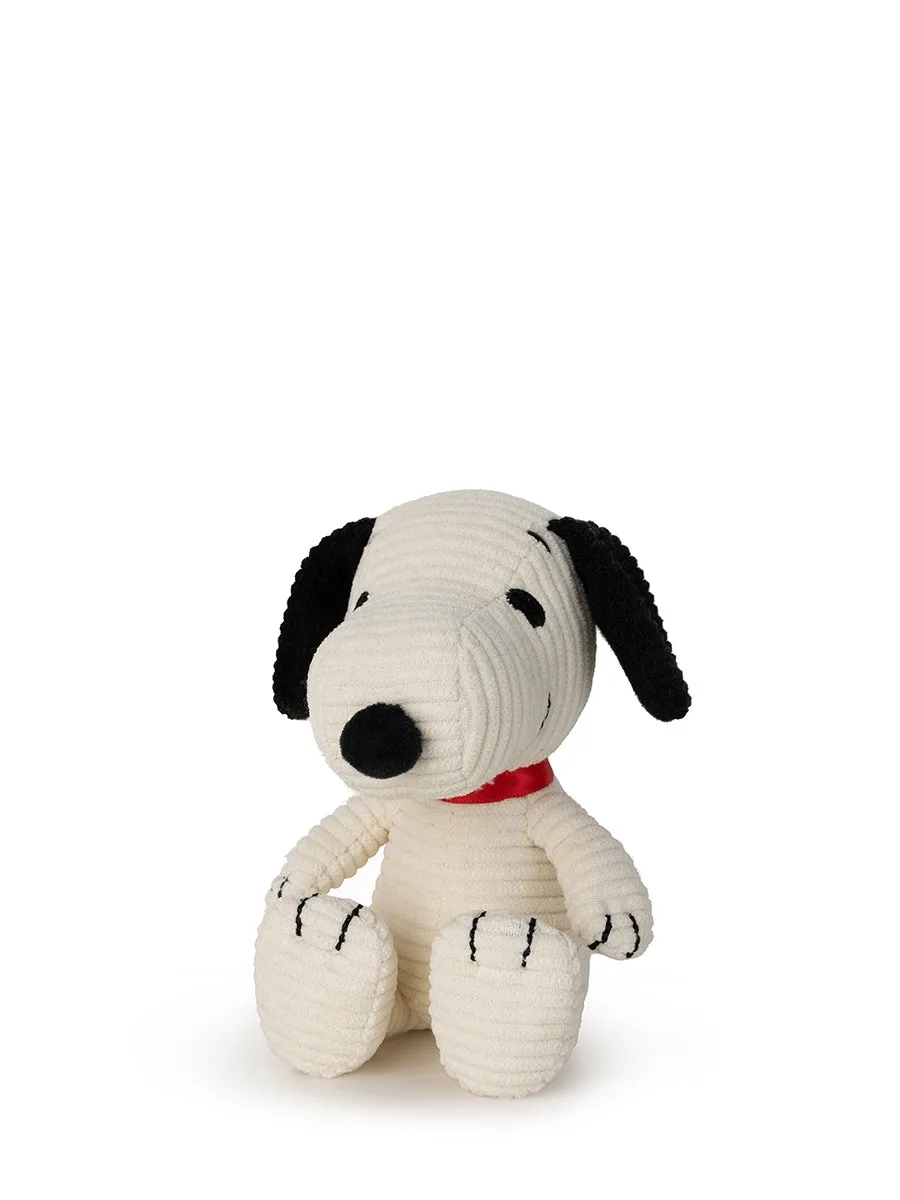 Snoopy Velluto a coste Crema in esposizione - 12 cm - 5 | Crema
