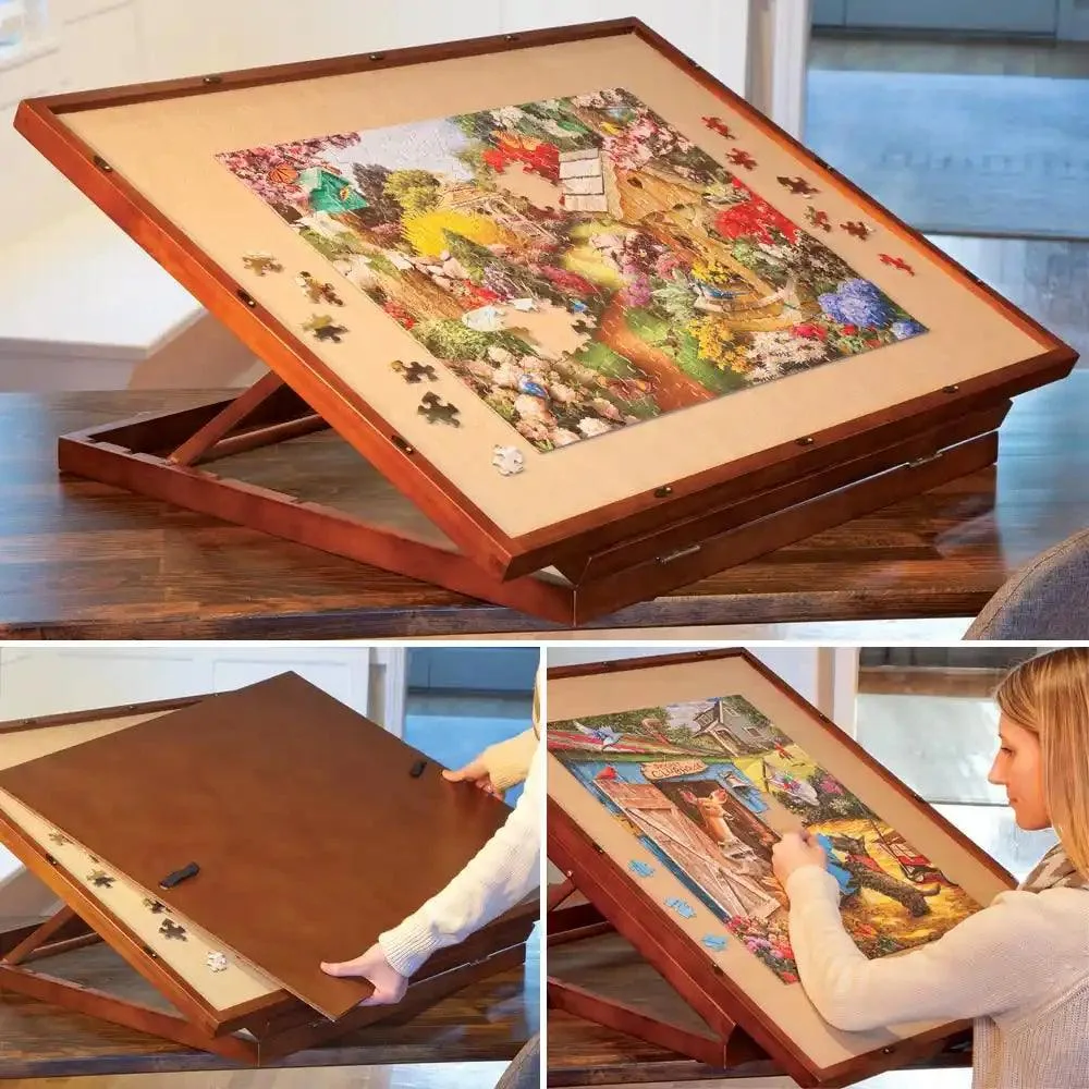 Cavalletto girevole di lusso vs tavolo da puzzle regolabile