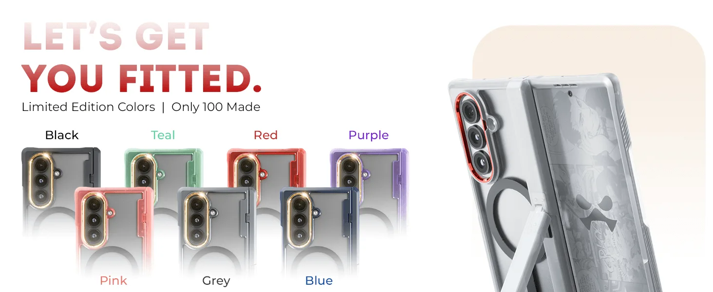 Galaxy Z Fold 7 Protective Clear MagSafe Case — COVERT