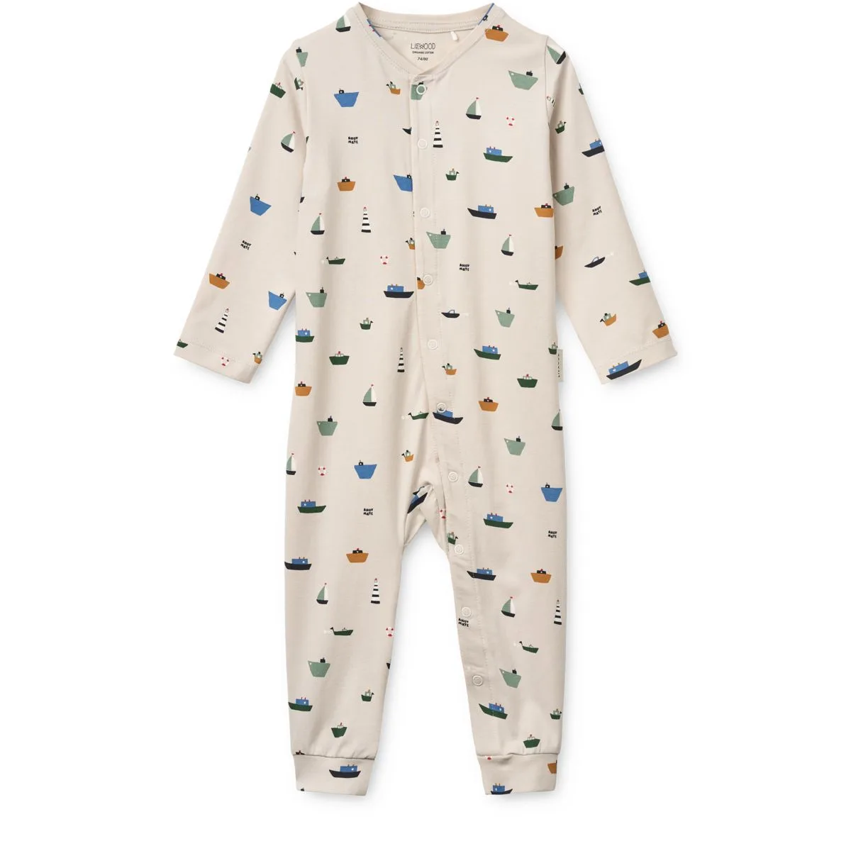 Birk Printed Pyjama Jumpsuit - Mini sailing / Sandy