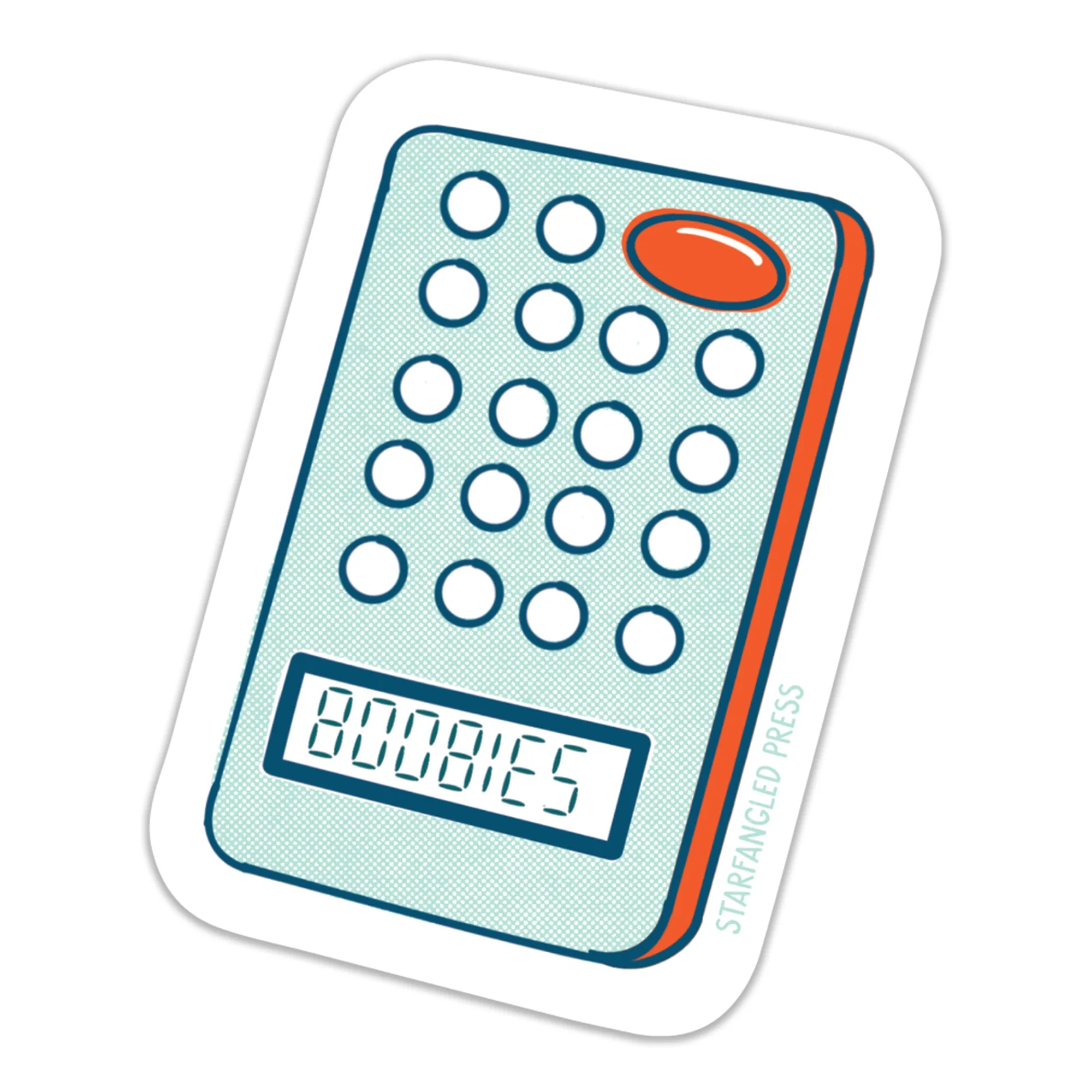 Boobies Calculator 貼紙