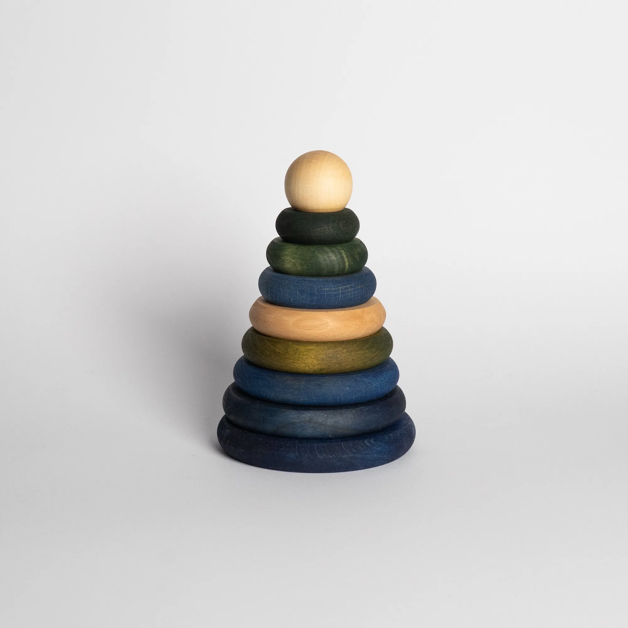 Cold Round Pyramid - Montessori Stacker