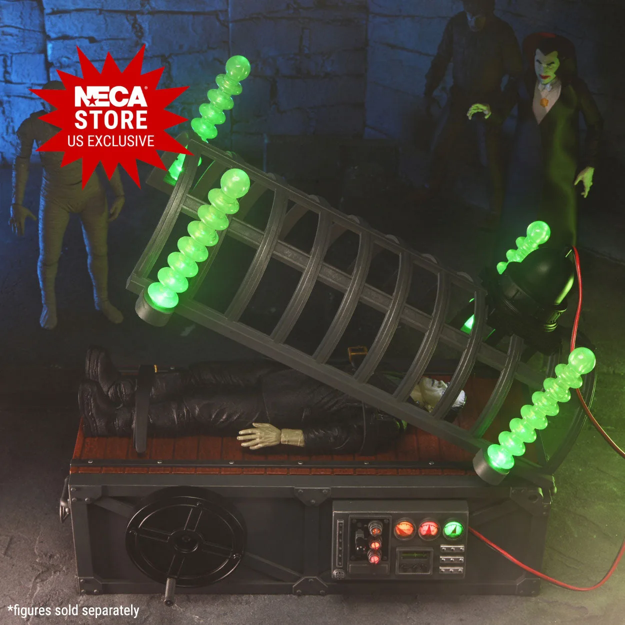 Jak wyeksponować NECA Studio Monsterizer z efektami świetlnymi