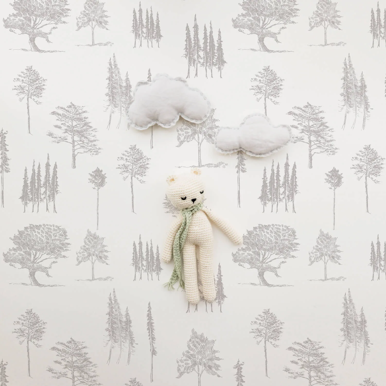 Minimal forest design wallpaper